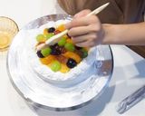 小麦粉、乳製品不使用♪誕生日ケーキ作り方21写真