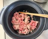 【簡単】豆乳の担々素麺作り方1写真