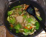 焼きがんもの和風野菜餡掛け作り方3写真