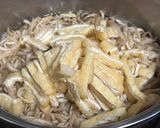 ♡舞茸入り切り干し大根の煮物♡枝豆のせ♡作り方2写真