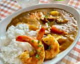 お昼はエビカレー♪作り方8写真