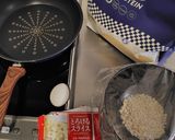 【夜仕込む】プロテインとオートミール焼き作り方1写真