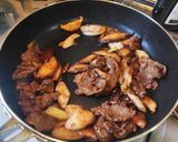 しいたけと牛肉のオイスターソース炒め作り方6写真