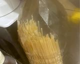 水漬けパスタ　あかもく＆納豆パスタ作り方1写真