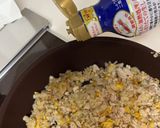 さっぱり♫鶏ひき肉のチャーハン作り方8写真