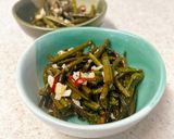わらびのペペロンチーノ風炒め作り方4写真
