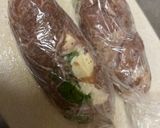 牛薄切り肉のチーズ🧀ルッコラ🥬巻き作り方3写真