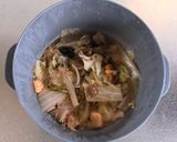 鍋の残りで中華丼作り方3写真