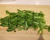 菊菜と木綿豆腐の生ハム卵サラダ作り方2写真