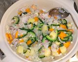 夏野菜のとうもろこしとゴーヤ入りカレー作り方6写真
