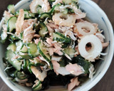 きゅうりとわかめとツナのさっぱり酢の物作り方5写真