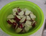 簡単★塩昆布さつまいもごはん作り方1写真