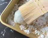 スピルリナで緑色きれい！抹茶餡の栗大福作り方4写真