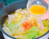 沖縄シークヮーサー♡白菜と豚肉のスープ作り方3写真