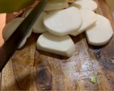 蕪のムニエル　蕪の葉のソース作り方1写真