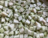 【お米入りポタージュ❺茄子とバジル】作り方1写真