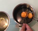 玉子２個で作る、ダブルクリームメロンパン作り方3写真