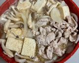 新玉ねぎと豚肉と豆腐のすき煮風♪作り方4写真