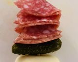 サラミとチーズのツリー風ピンチョス🎄作り方5写真