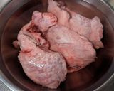 豚シビレとハツのトマトシチュー(圧力鍋)作り方1写真