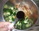 さっぱり夏野菜のナムル♪簡単きゅうり茗荷作り方3写真
