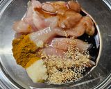 鶏むねカレー風味スティックの野菜たっぷりサラダ風作り方2写真