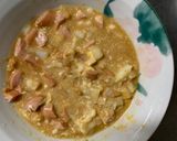 お一人様野菜たっぷり赤味噌レモン味親子丼作り方8写真
