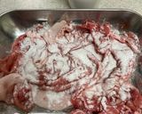 お弁当にも♪豚こま肉のケチャップ炒め作り方1写真