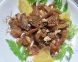 鶏皮の脂抜きレモン香菜和え🥜さっぱり深夜おつまみ作り方4写真