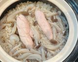 たらこの炊き込み土鍋ご飯作り方3写真