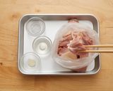 せんべいで作るサクサクから揚げ作り方2写真