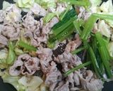 簡単！豚こまとキャベツと小松菜の野菜たっぷり炒め作り方7写真