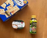 チミチュリクリームチーズの生ハムクラッカー作り方1写真