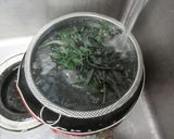 金時草とアスパラソバージュのサラダ作り方1写真