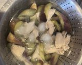 はちみつ梅と冷やし中華のタレでナス水晶鶏作り方2写真