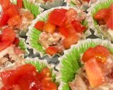 簡単・アボカド・トマト乗せしゅうまい美味作り方8写真