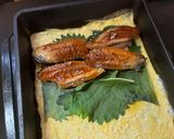 卵4個で料亭の味！うなぎ1/3尾で絶品大葉うまき作り方3写真