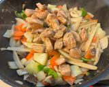 豚肉とレンコンなどなどの甘酢あんかけ。作り方5写真