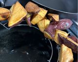 サツマイモと鳥もも肉のバルサミコフリット作り方3写真