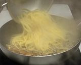 タコとアスパラの餃子辣油ボロネーゼ作り方24写真