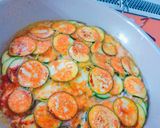＊パリとろズッキーニとハムのチーズ焼き＊作り方5写真