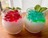 すぐ出来る✨駄菓子で『あじさいゼリー』作り方5写真