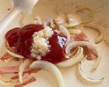 うどんの塩麹ナポリタン作り方2写真