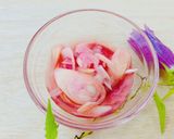 茗荷とホタルブクロの甘酢あえ作り方5写真