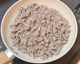ひき肉と小松菜のあんかけ厚揚げ作り方3写真