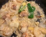 肉野菜炒めのチーズリゾット風作り方4写真