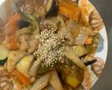 簡単洋風ウスター梅味豚こま大根青椒肉絲風作り方17写真