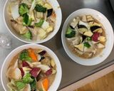コク旨梅クリーム味ツナ根菜白菜野菜炒め作り方15写真