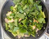 小松菜と豚肉のオイスター炒め作り方2写真