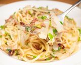 コンビーフと白菜のパスタ作り方10写真